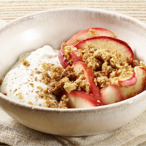 Crumble Facile au Muesli et aux Pommes