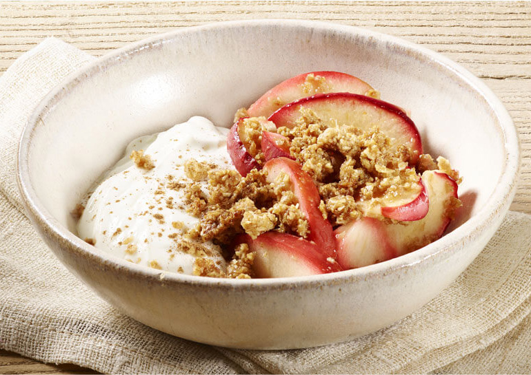 Crumble Facile au Muesli et aux Pommes